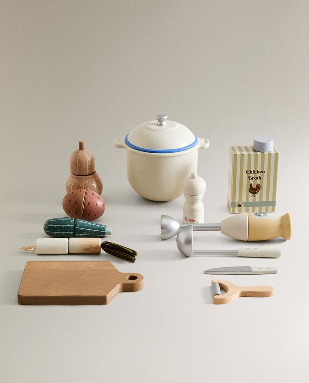 ZARA HOME ДЕТСКИЙ НАБОР ДЛЯ ПРИГОТОВЛЕНИЯ СУПА, РАЗНОЦВЕТНЫЙ