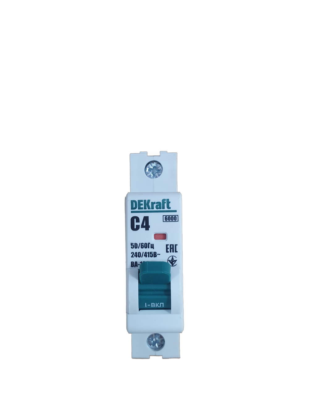 Автоматический выключатель DEKraft ВА-101 (C) 4,5kA 4 А