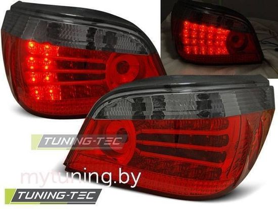 Задние фонари Bmw 5 E60 red smoke led