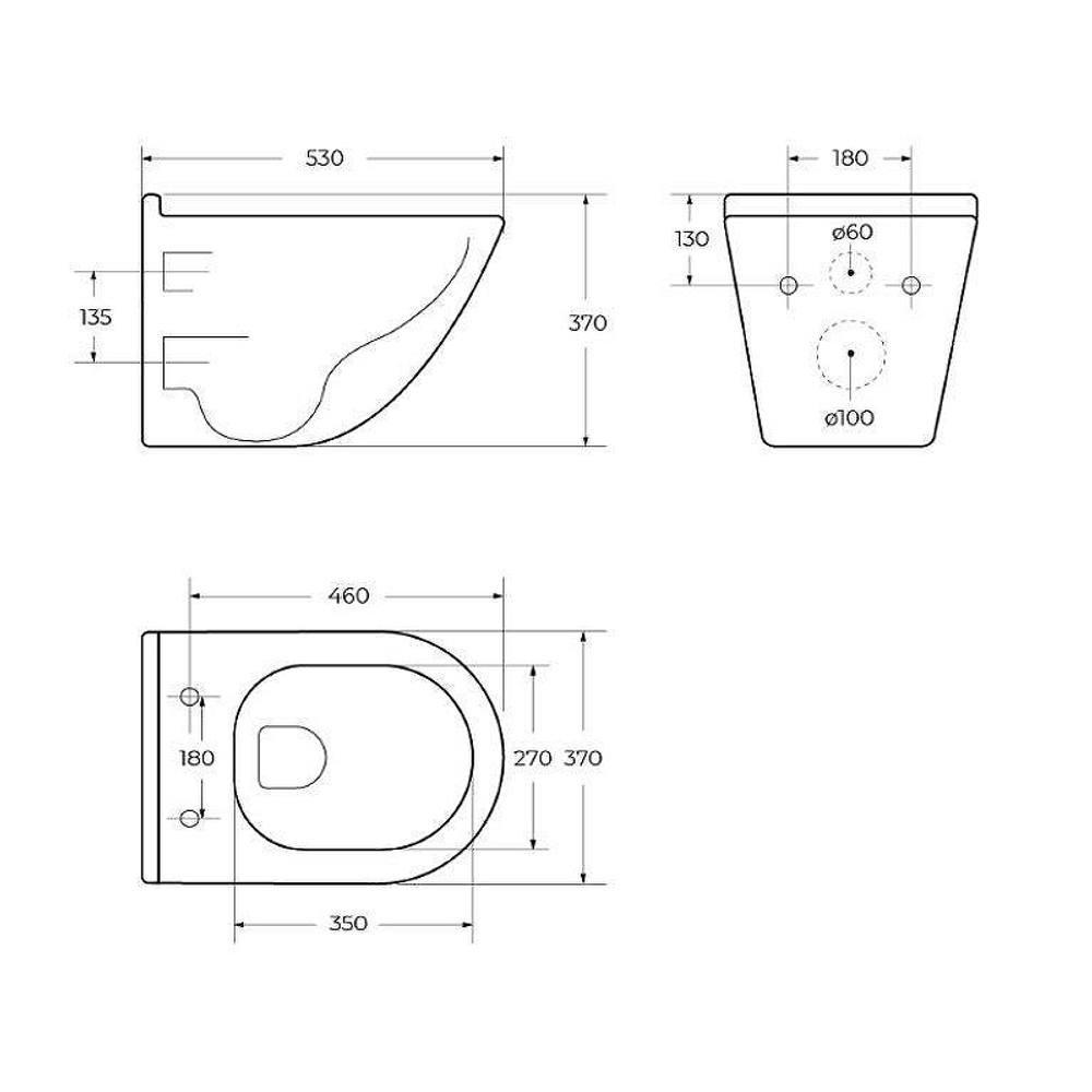 Унитаз BelBagno Senso-Tor BB017CH-TOR/BB2034SC подвесной с сиденьем Микролифт