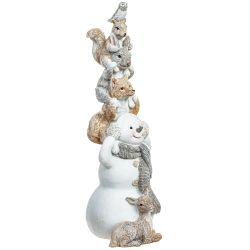 GAEM Фигурка декоративная "Снеговик", L9 W10 H26 см