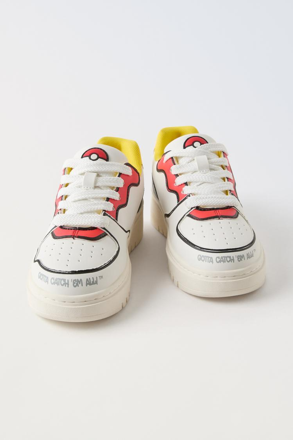 ZARA КРОССОВКИ PIKACHU POKÉMON™, БЕЛЫЙ