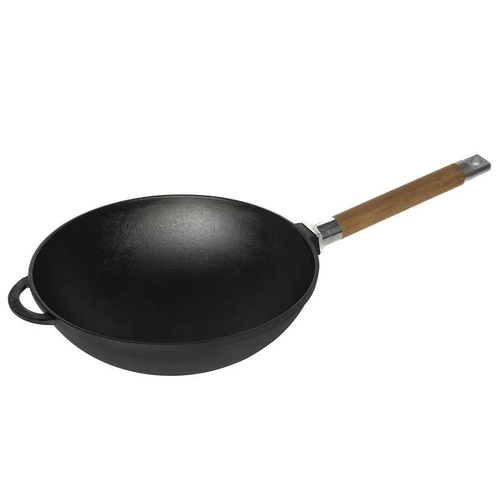 Сковорода WOK чугунная с ручкой д.260 ТМ ГАРДАРИКА