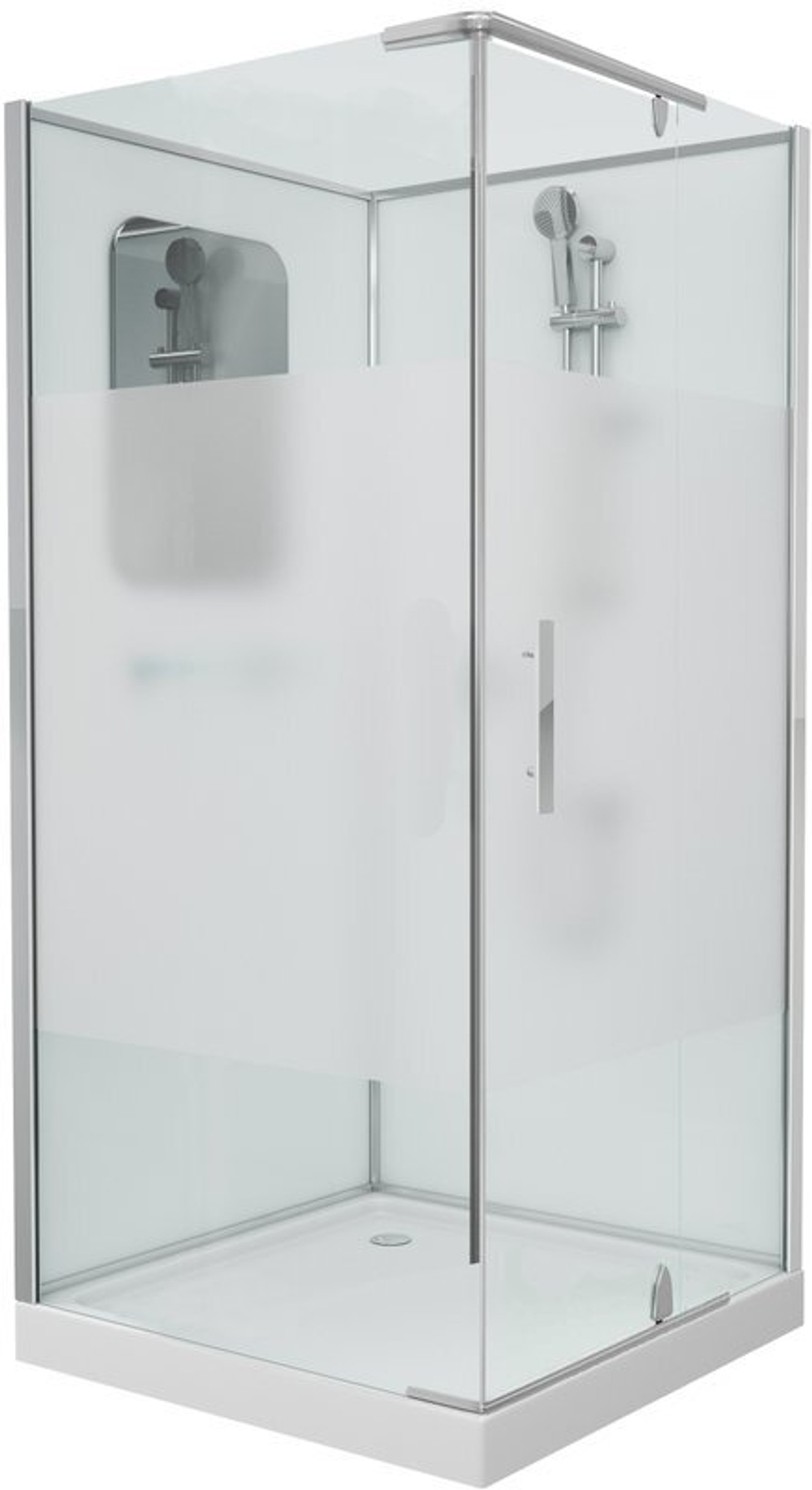 Душевая кабина Grossman Classic GR171QR (90х90х205) дверь распашная,4 места