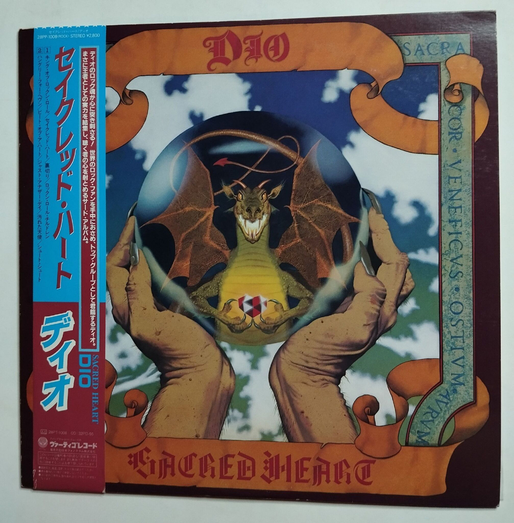 Винтажная виниловая пластинка LP Dio Sacred Heart (Japan 1985) (Obi)