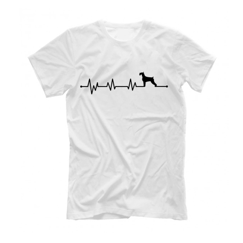 Футболка "Шнауцер - сердечный ритм"