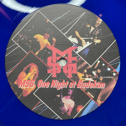 Винтажная виниловая пластинка LP The Michael Schenker Group One Night At Budokan (UK 2010) (Blue Vinyl)