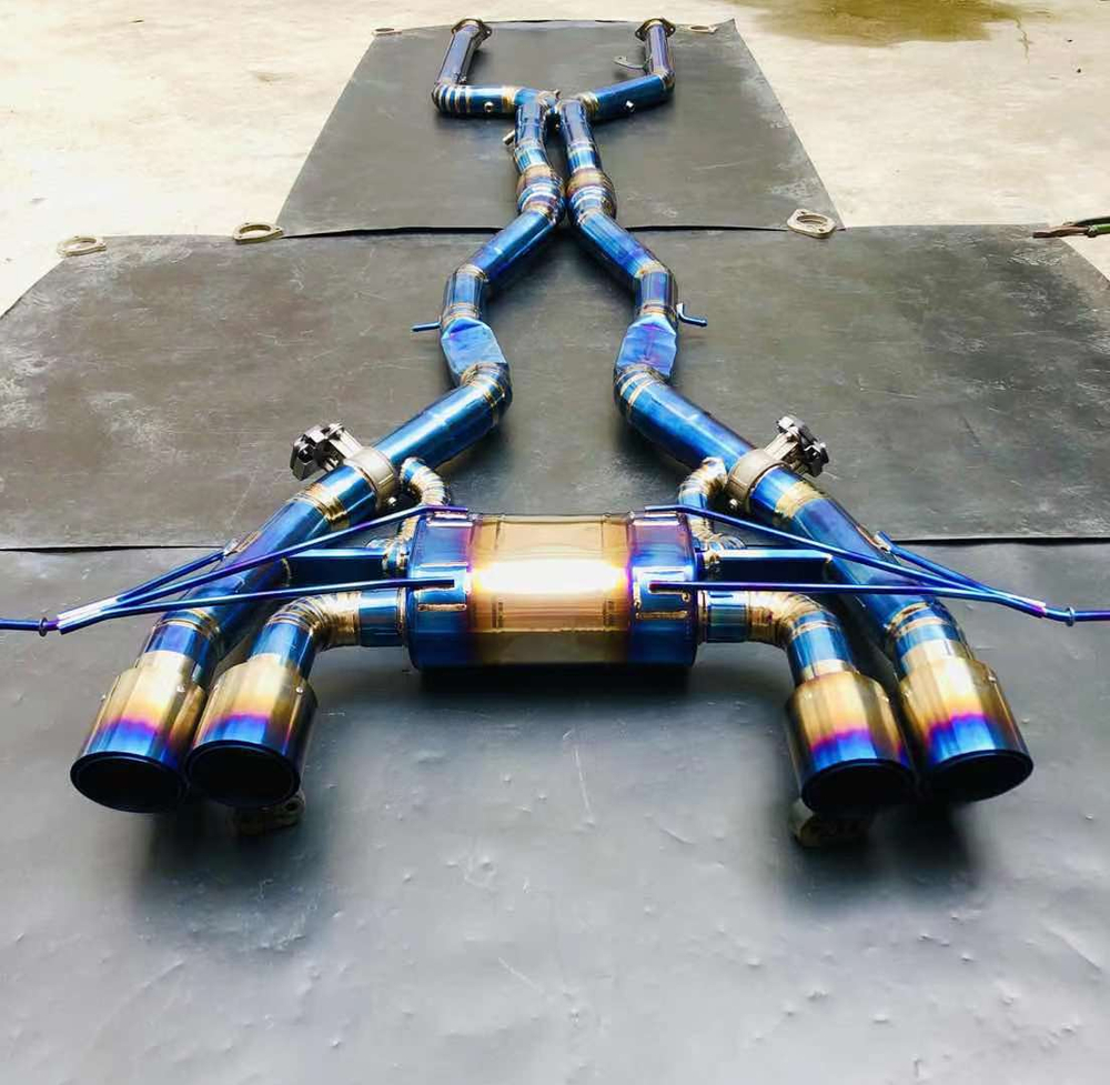 Титановая выхлопная система с заслонками для BMW M3 G80/M4 G82 задний привод 2021+ 3.0 БМВ