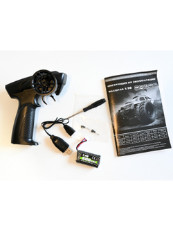 Радиоуправляемый монстр RCM Recon MT (красный) 4WD 2.4G 1/20 RTR