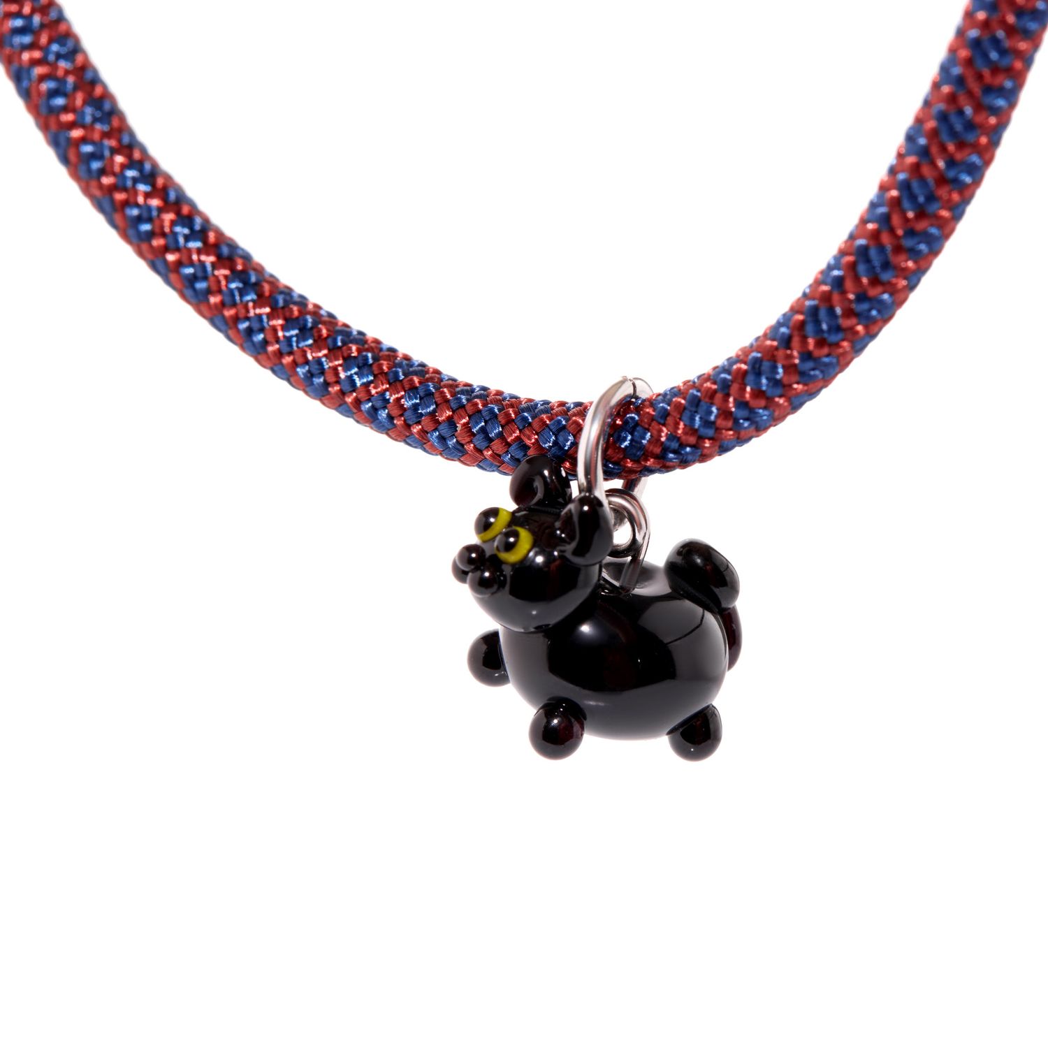 Колье Knitted Kitten Necklace - Black Cat