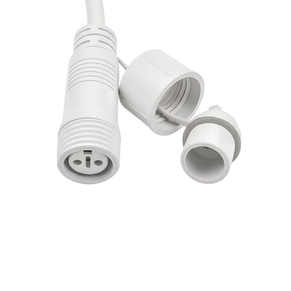 UCX-F90 T10-2M-WH Провод-шина для гирлянд серии F90PRO. 2м. 10 Т-коннекторов. шаг 20см. Статика-мерцание. IP67. Белый. TM Uniel