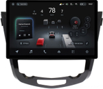 Магнитола для Nissan X-Trail T32, Qashqai J11 2014-2022 (климат, рамка большая) - Teyes CC4-PRO монитор 13" 2K QLED на Android 13, Snapdragon 778G, 8+128, AI, CarPlay, DSP, 4G SIM-слот