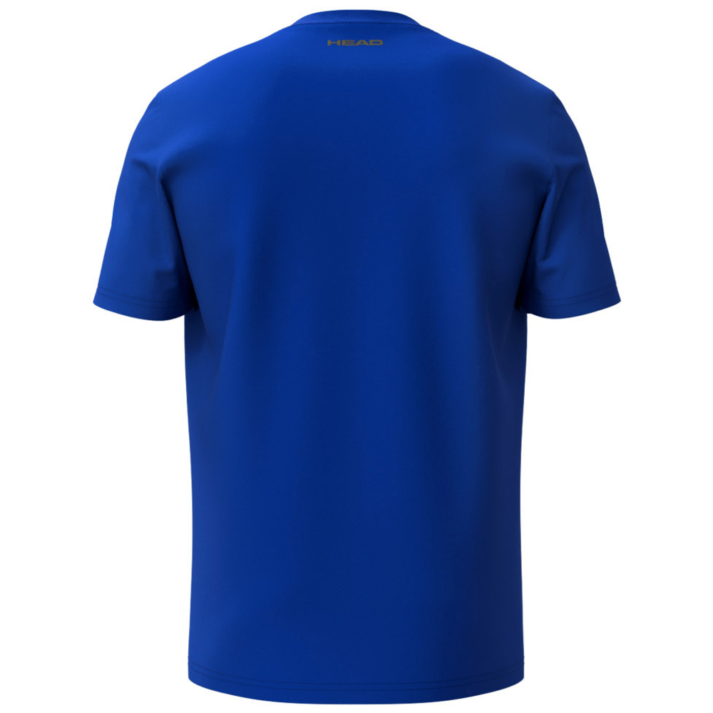 Футболка мужская HEAD Club Original T-Shirt M 811855-Ro-L, р.L, хлопок,полиэстер,эластан, синий