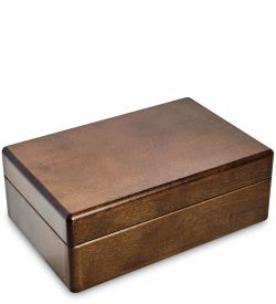 GAEM Art JW-03/02 Шкатулка деревянная под украшения «Орех» 20х13 см