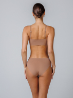 Слипы бесшовные бежевый размер XL