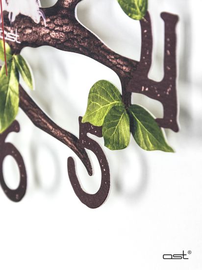 Часы настенные с подсветкой "Сова" 42