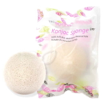 Натуральный спонж для умывания Конняку Konjac Sponge, 1 шт