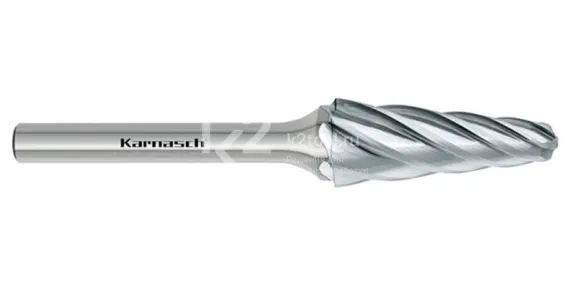 Борфреза твердосплавная Karnasch форма L, 3х14х3х38 мм, насечка HP-7 по алюминию, без покрытия, арт. 11.3085-010