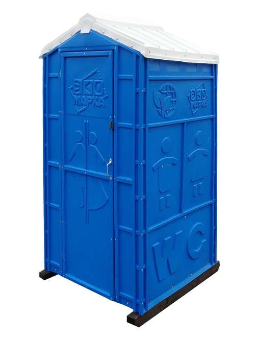Туалетная Кабина «Стандарт -Мд» в сборе Экомарка  деревянный поддон T-1 (1200x1100x2200см;70кг;синий) - арт.561362