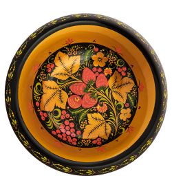 Народные промыслы ХЛ-026/2 Конфетница 80х175 (Хохлома)