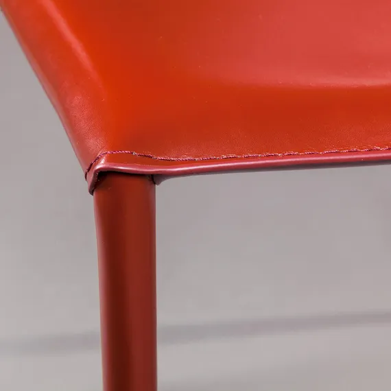 Стул Rolf красная кожа