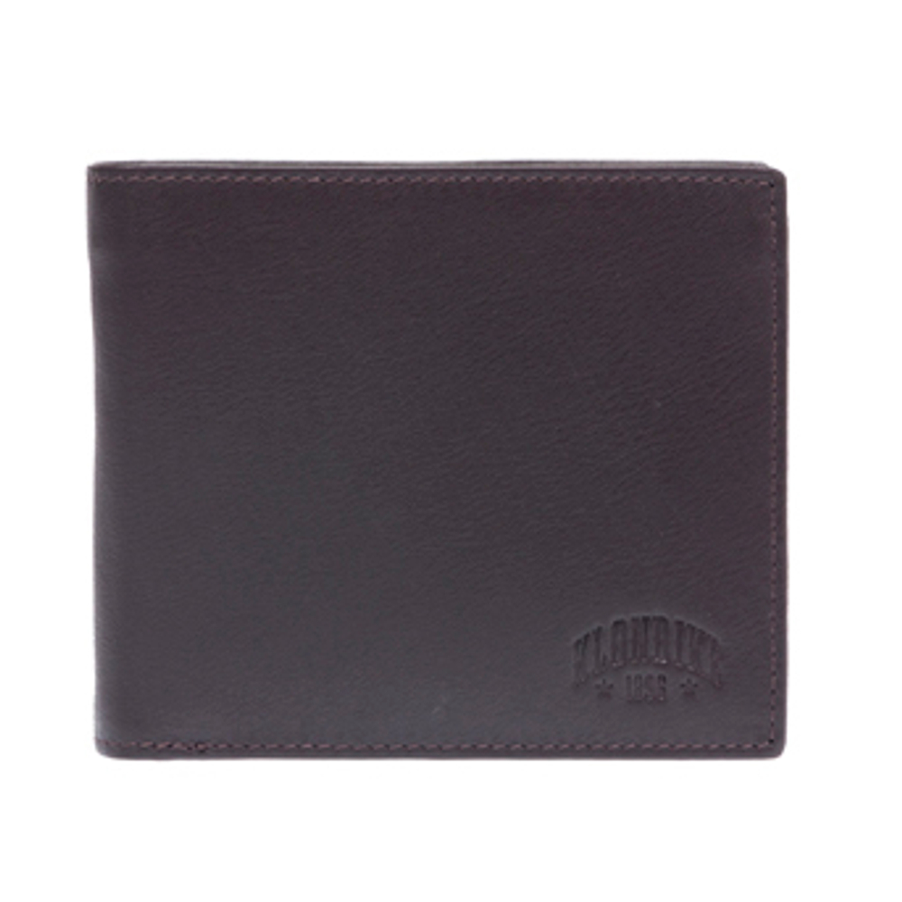 Фото бумажник KLONDIKE Claim натуральная кожа в коричневом цвете в фирменной коробке с гарантией