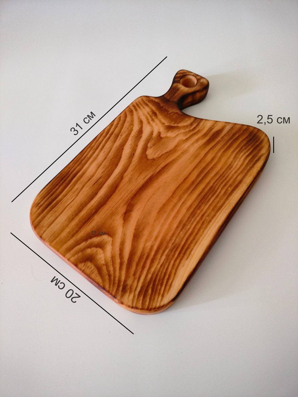 Доска разделочная из дерева сервировочная