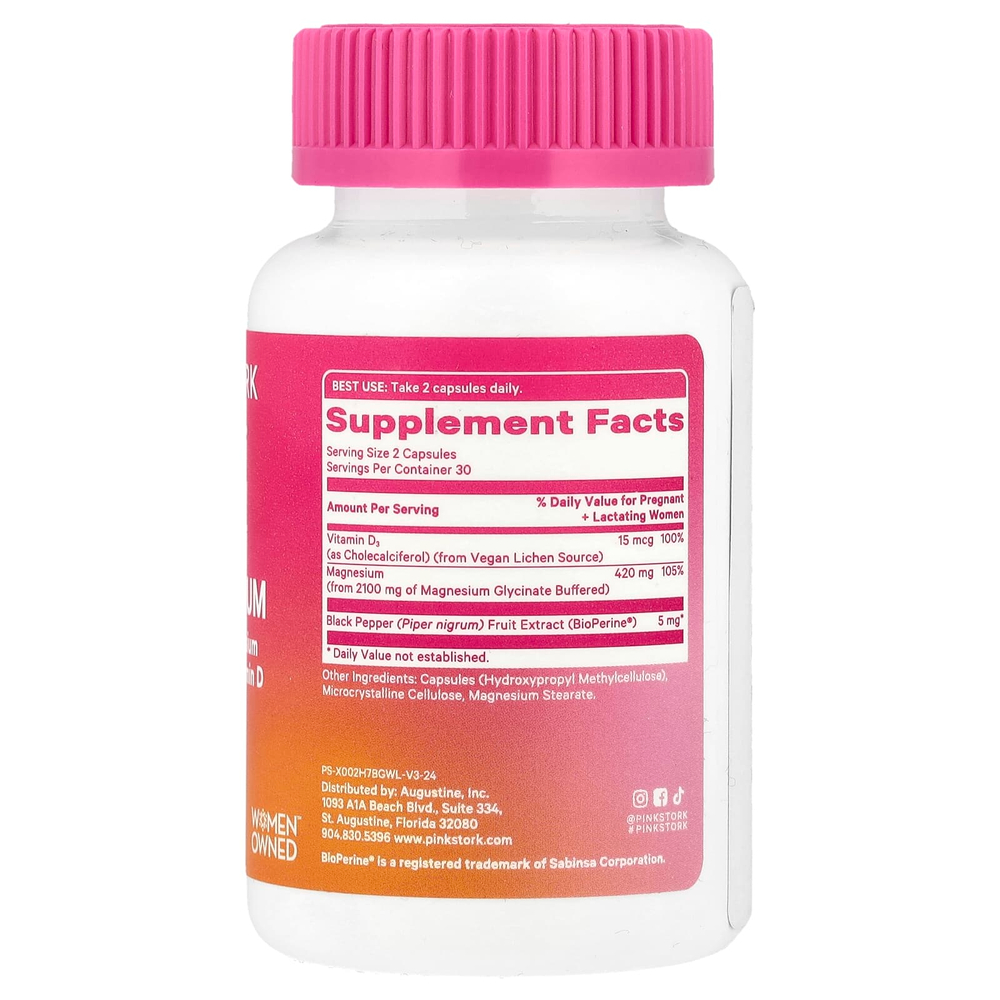 Pink Stork, Магний`` 60 капсул