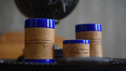 Малая фарфоровая пиала или миска для завтрака с берестой. Коллекция Лермонтовская или Тарханская.