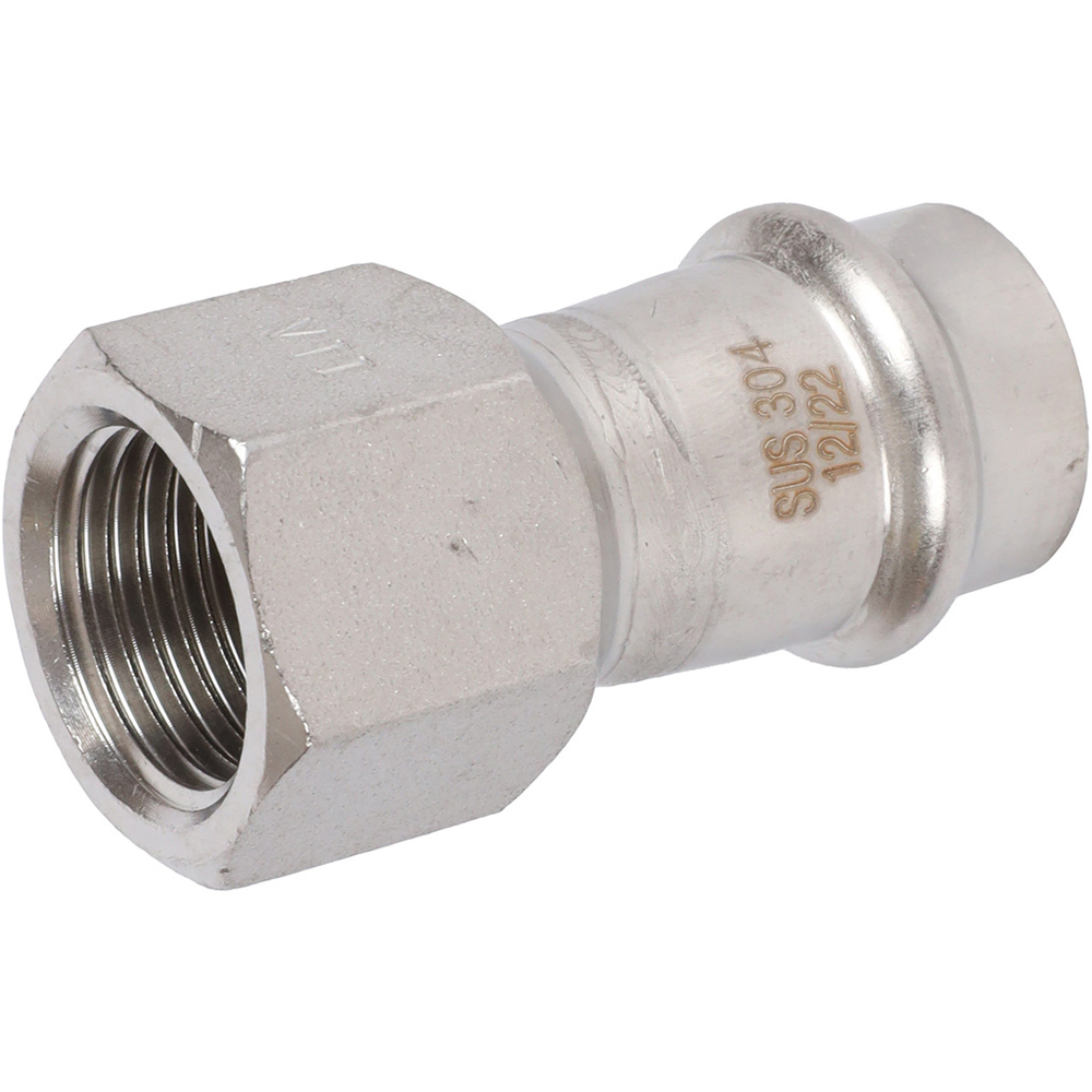 ROMMER Переходник с ВР 18x1/2" из нержавеющей стали прессовой
