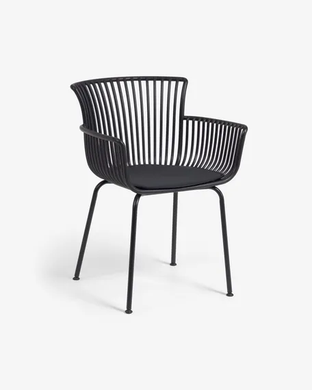 Уличный стул Surpika черный | La Forma | Испания | Купить в Hallberg.ru
