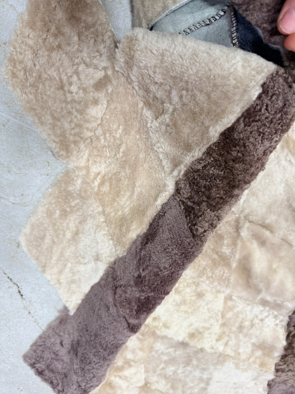 Меховой Коврик прикроватный накидка на кресло из овчины