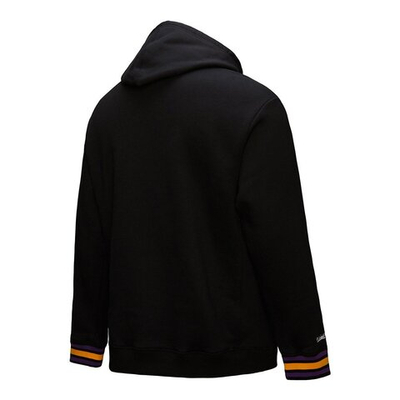 Баскетбольная толстовка Mitchell&Ness NBA Chainstitch Fleece Vintage Logo Los Angeles Lakers Sweatshirt Black
