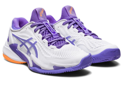 Женские Кроссовки теннисные Asics Court FF 3 Clay - white/amethyst