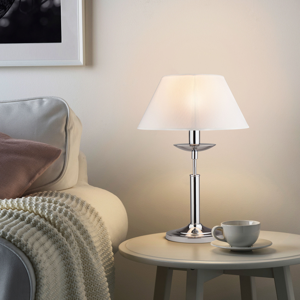 Настольная лампа 01010/1 хром