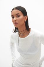 Колье Бант на шнурке