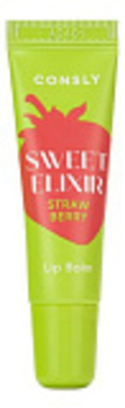 Бальзам для губ с экстрактом клубники Consly Sweet Elixir Lip Balm - Strawberry (10 мл)
