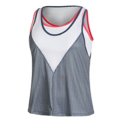 Женская теннисная майка Lucky in Love Royal Palm Layer Tank Top Women - Blue, White