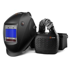 Маска сварщика Tecmen ADF 815S TM16 черная с PAPR (внешн. кнопка зачистки)