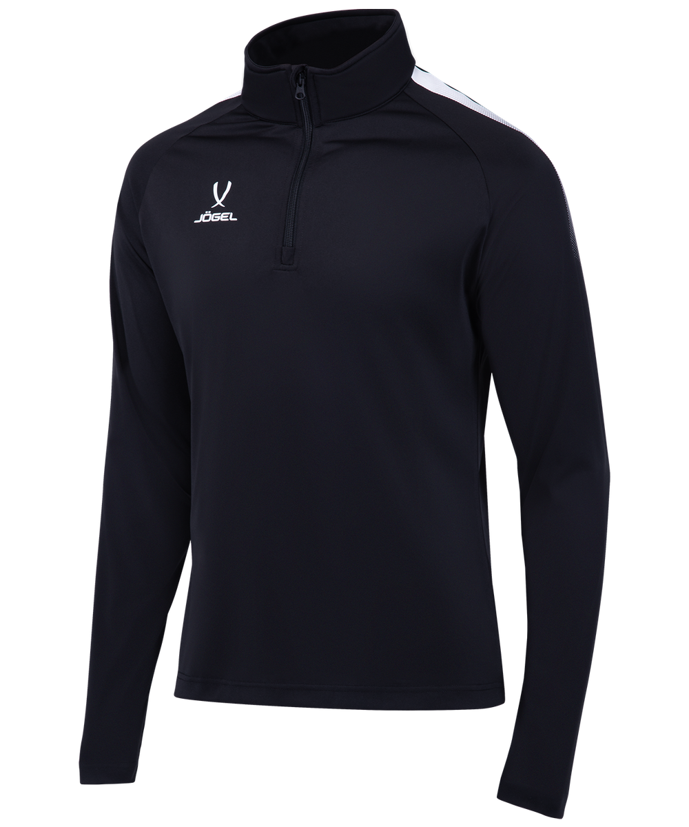 Джемпер тренировочный CAMP Training Top 1/4 Zip, черный, детский