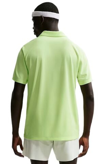 Мужское теннисное поло Nike Court Dri-Fit Solid - light liquid lime/black