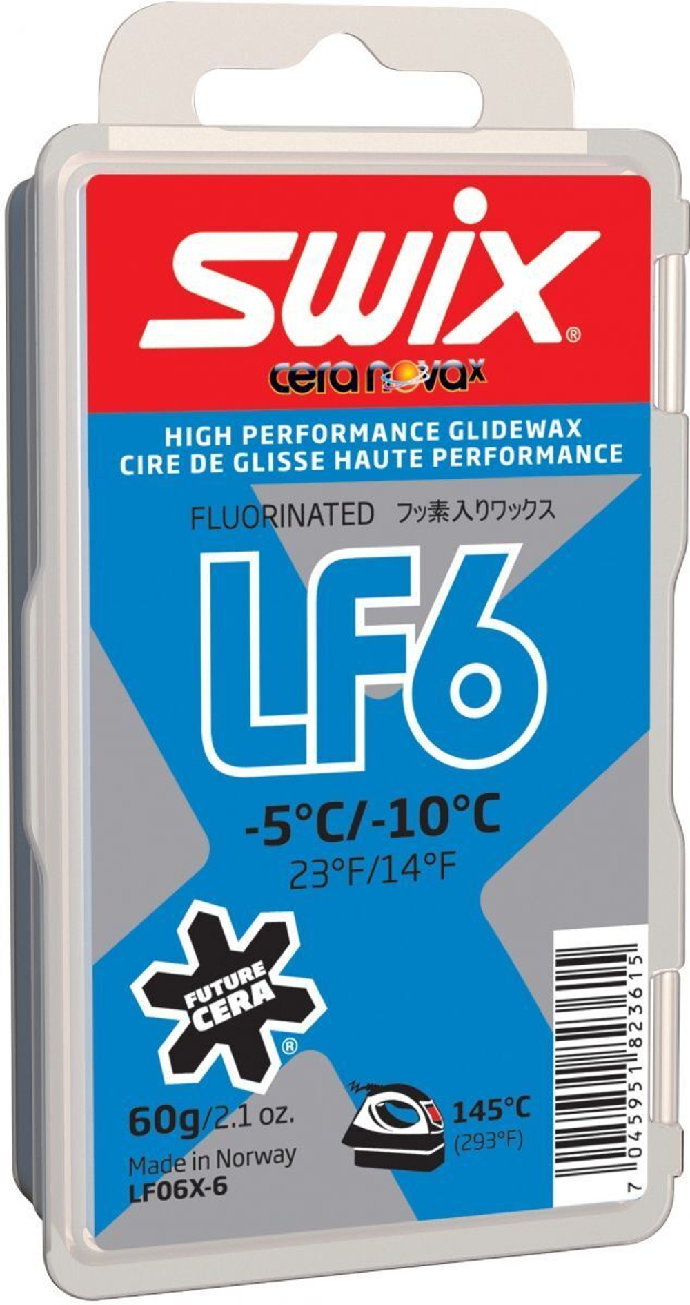 SWIX LF6X, (-5-10 C), Blue, 60 g