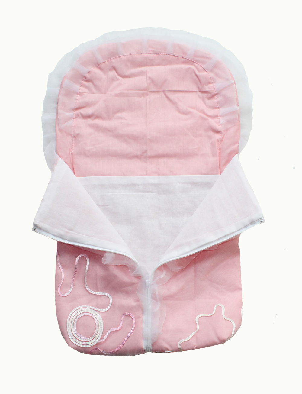 Конверт  для новорожденного "Цветочек" розовый