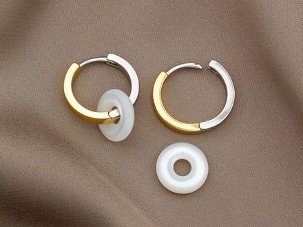 Швензы-Кольца Биколор 17,5мм, узкие