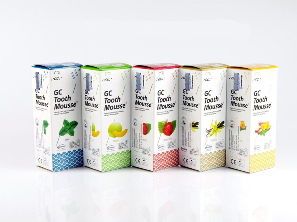 GC Tooth Mousse - аппликационный мусс для снижения чувствительности 40 г, Мультифрукт (100856)