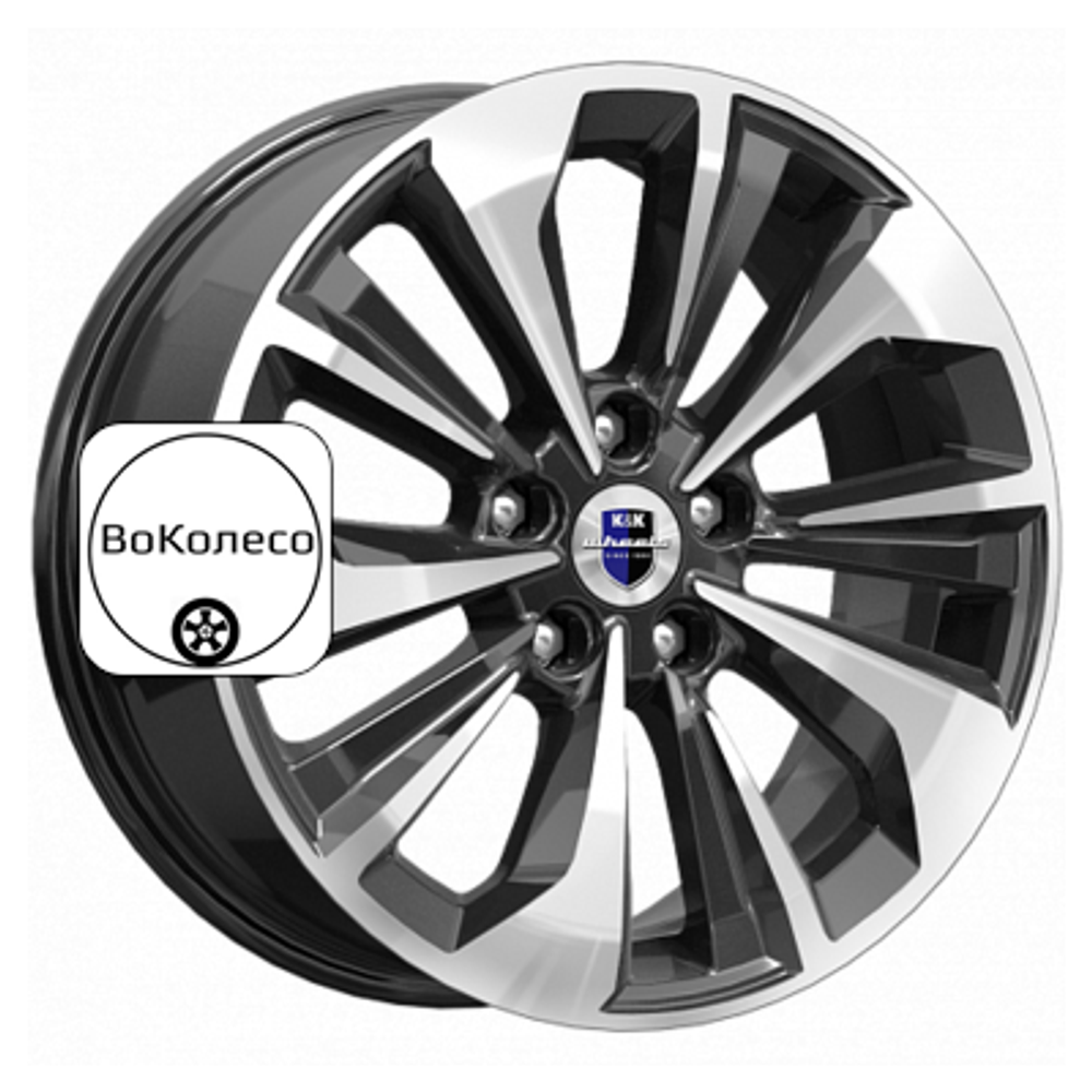 7x17/5x114,3 ET40 D67,1 Авиор (КС936) Алмаз черный K&K