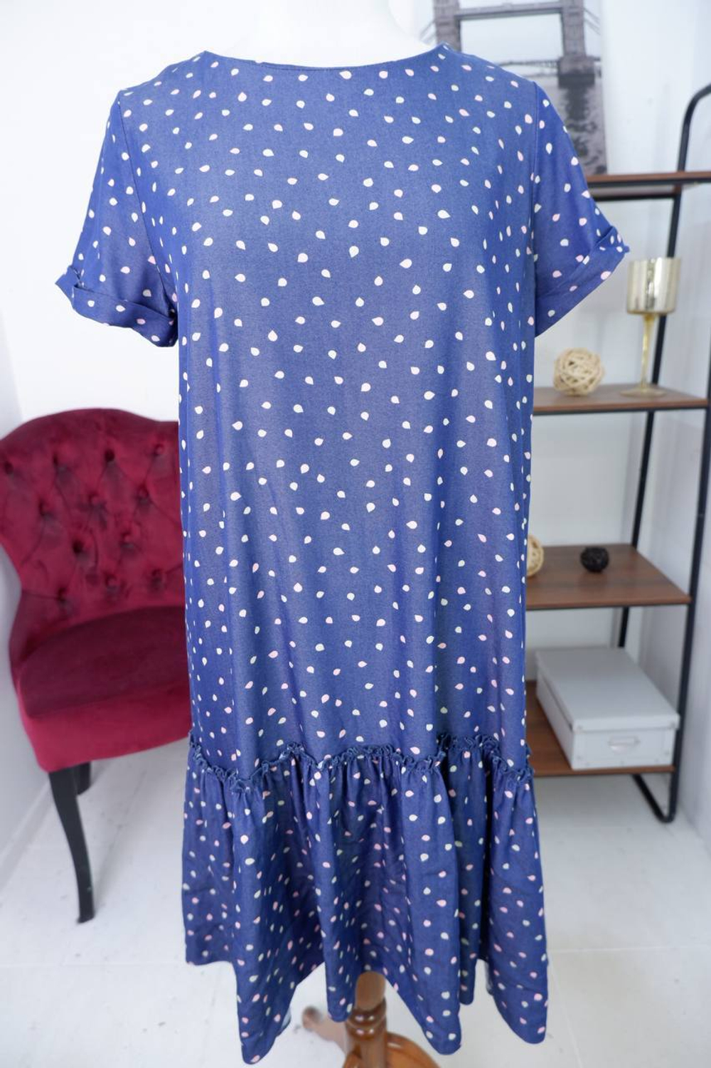 Платье Jeffa по летнему игривое, визуально 46/48 размер