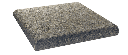 Колизеум Керамогранит Кортина черный Ступень Угловая Луна 32,5*32,5