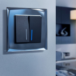 Рамка на 1 пост Diamant (черный)