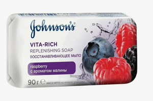 МЫЛО VITA-RICH С ЭКСТРАКТОМ МАЛИНЫ 90Г